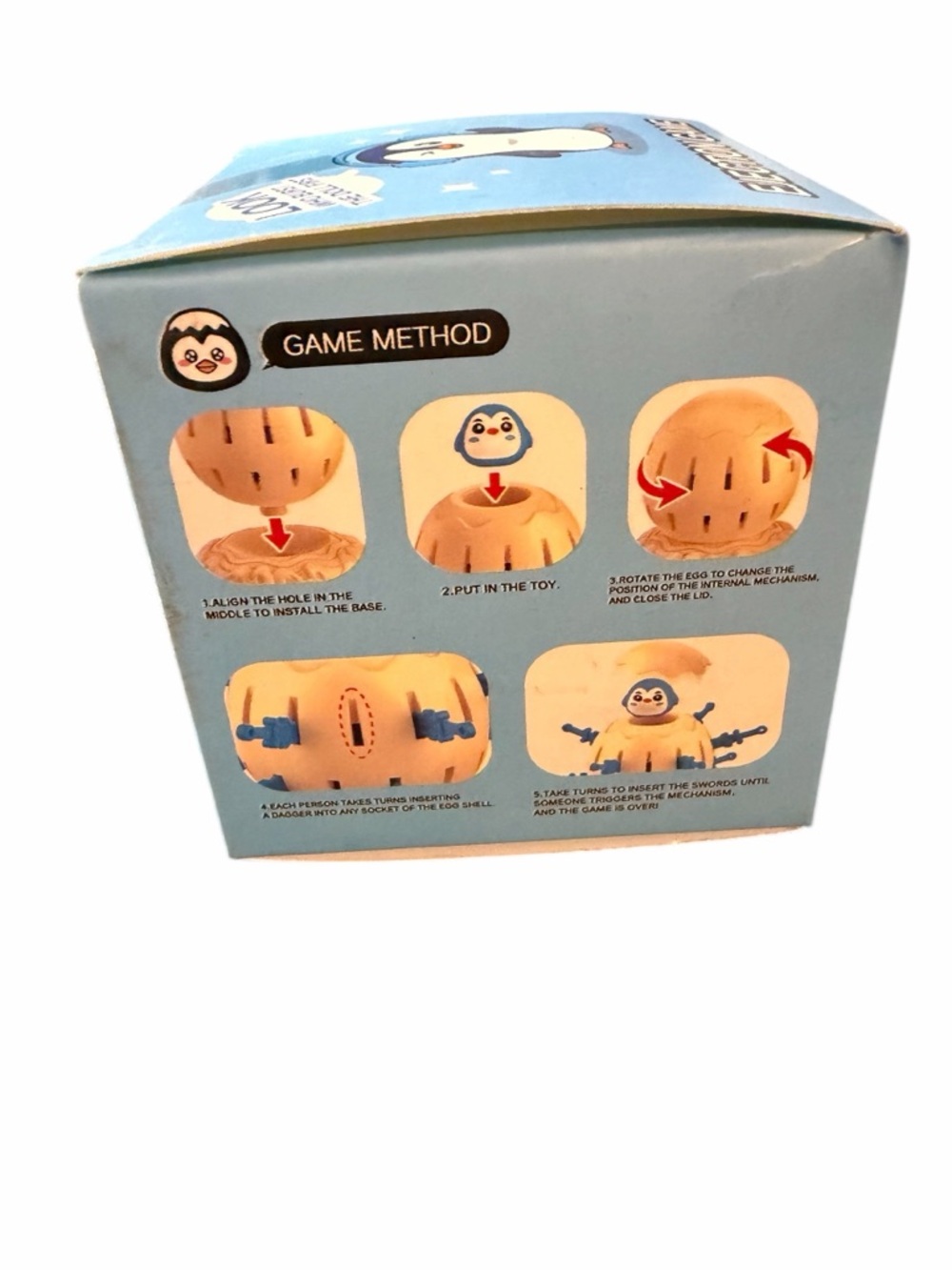BNIB Penguin Ejection Game - Family Fun Pop-Up Suspense Toy - 24 Swords - Picture 3 of 3